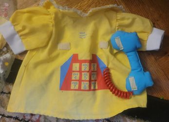 Antique doll clothes lot