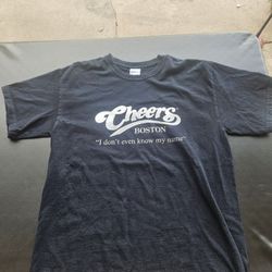 Cheers Boston Y2K TV Show Promo Gildan Tee

