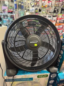 20" High-Velocity Floor Fan – Assembled w/ Box