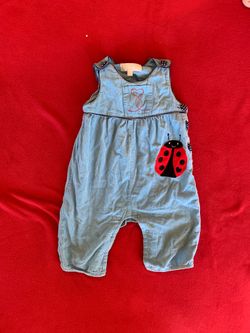 Baby outfit Lady bug jumpsuit 6-12 months