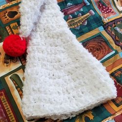 Newborn Baby Crochet Santa's Helper Hat
