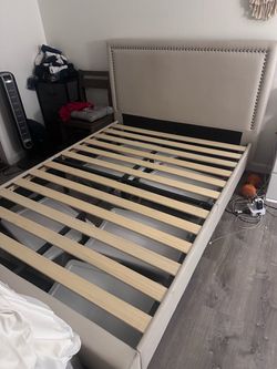 Full Upholstered Bed Frame