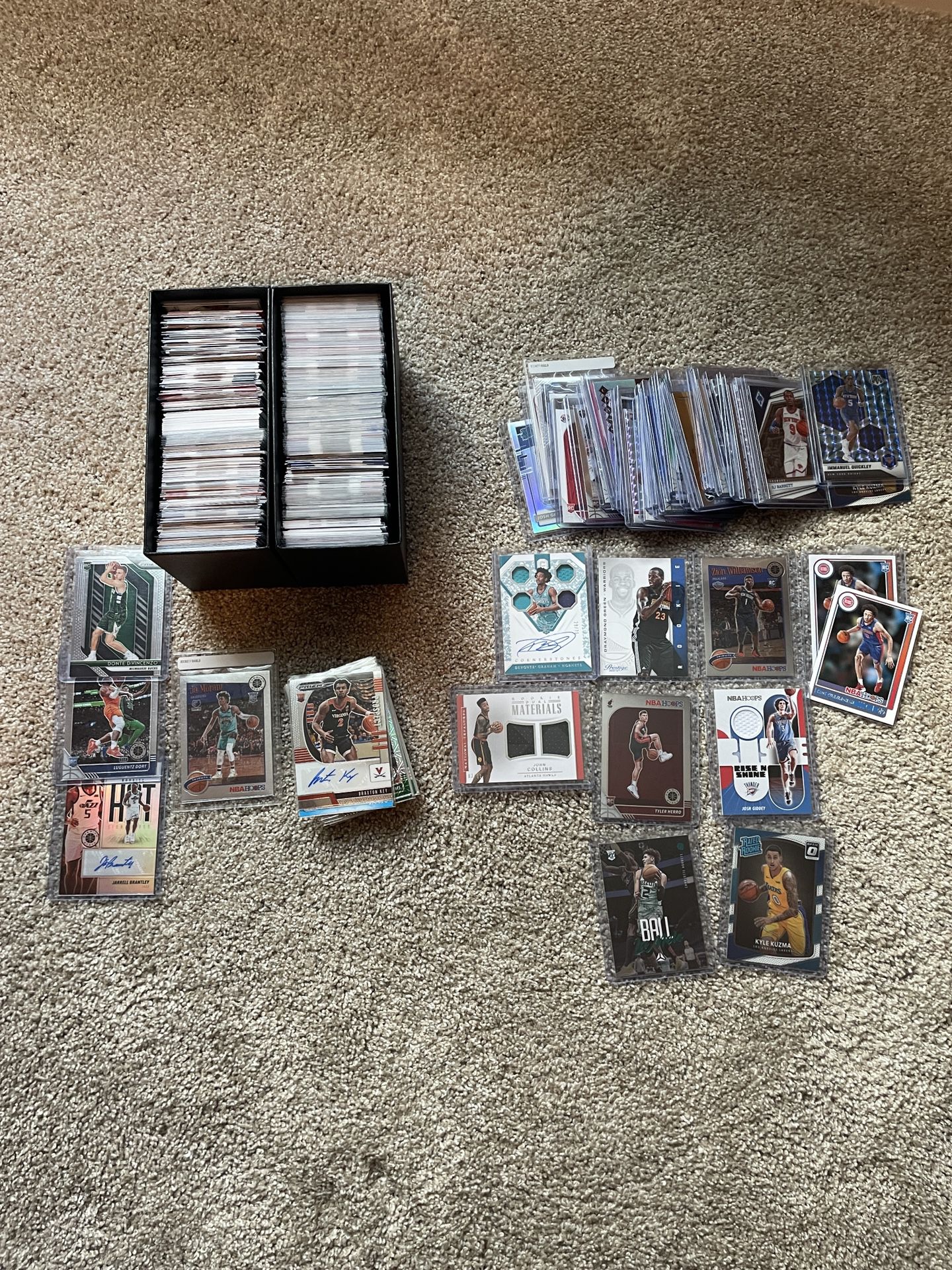 550+ NBA ROOKIE CARDS (no Vets)