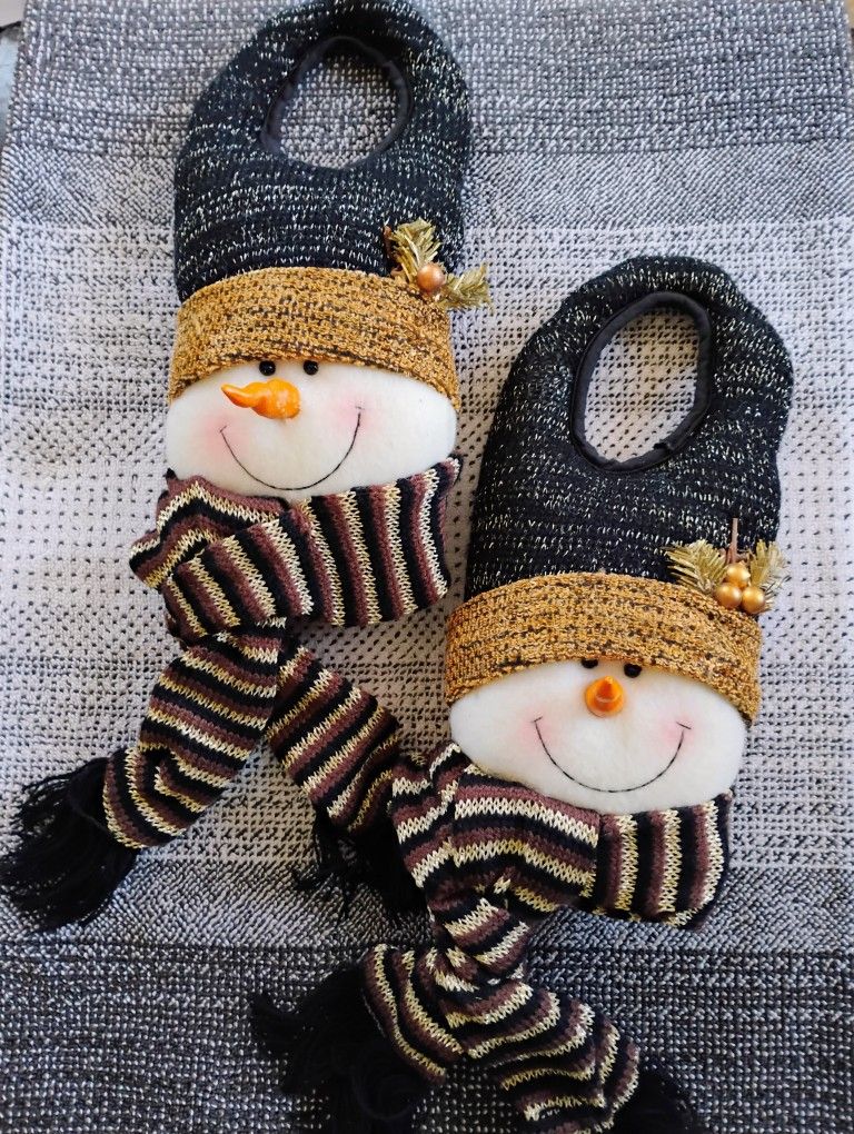 Snowman Doorknob Decor