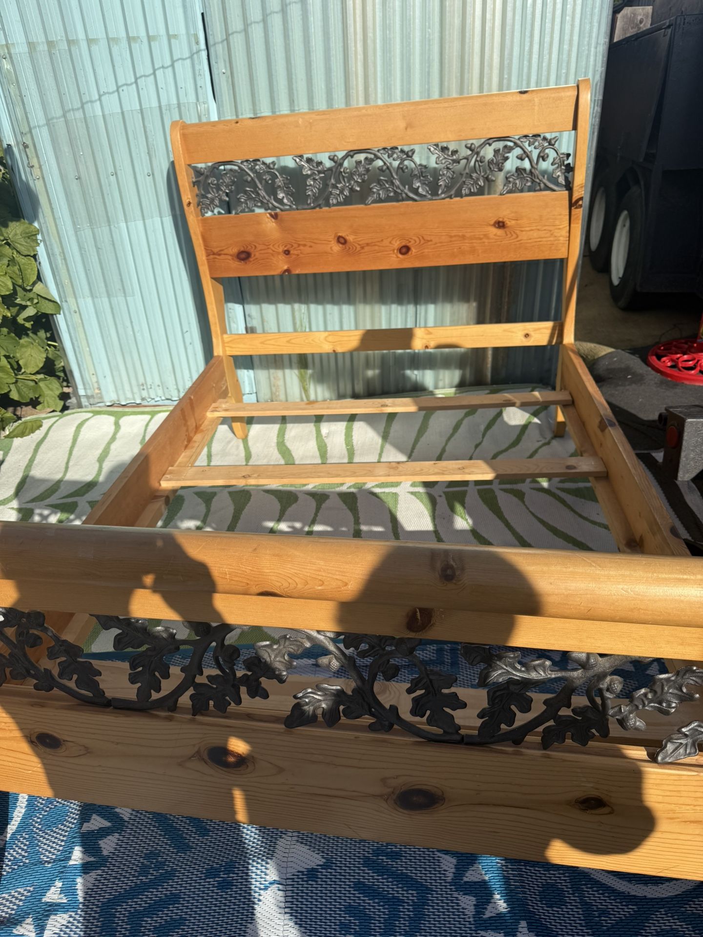 Bed frame With Dresser (set)