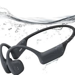 Full-Coverage Liquid Silicone Swimming Headphones, IP68 Waterproof Underwater Headphones,