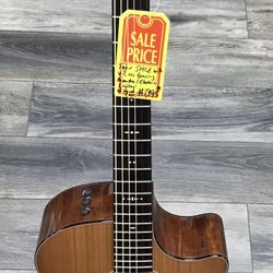 Taylor 514CE With V-Class Bracing Acoustic/ Electric Guitar W/ Hard Case 