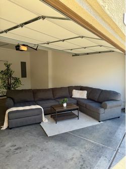 Dark Gray Sectional Couch