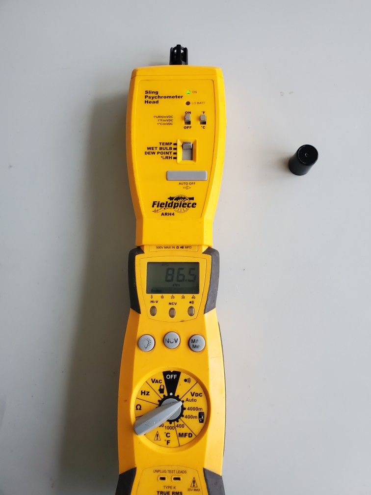 Fieldpiece Model ARH4 Digital Sling Psychrometer