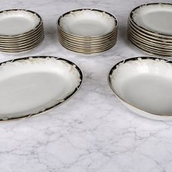 Vintage Crown Ming China Set 28 Pc