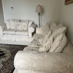 White Sofa set For Sale