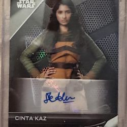 Topps Chrome Black Varada Beth as Cinta Kaz Autograph 