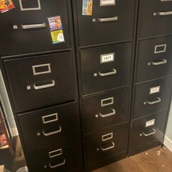 Metal File Cabinet Letter Size With Key $80 Each