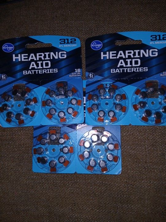Size 312 Hearing Aid Batteries