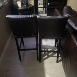Leather Barstools