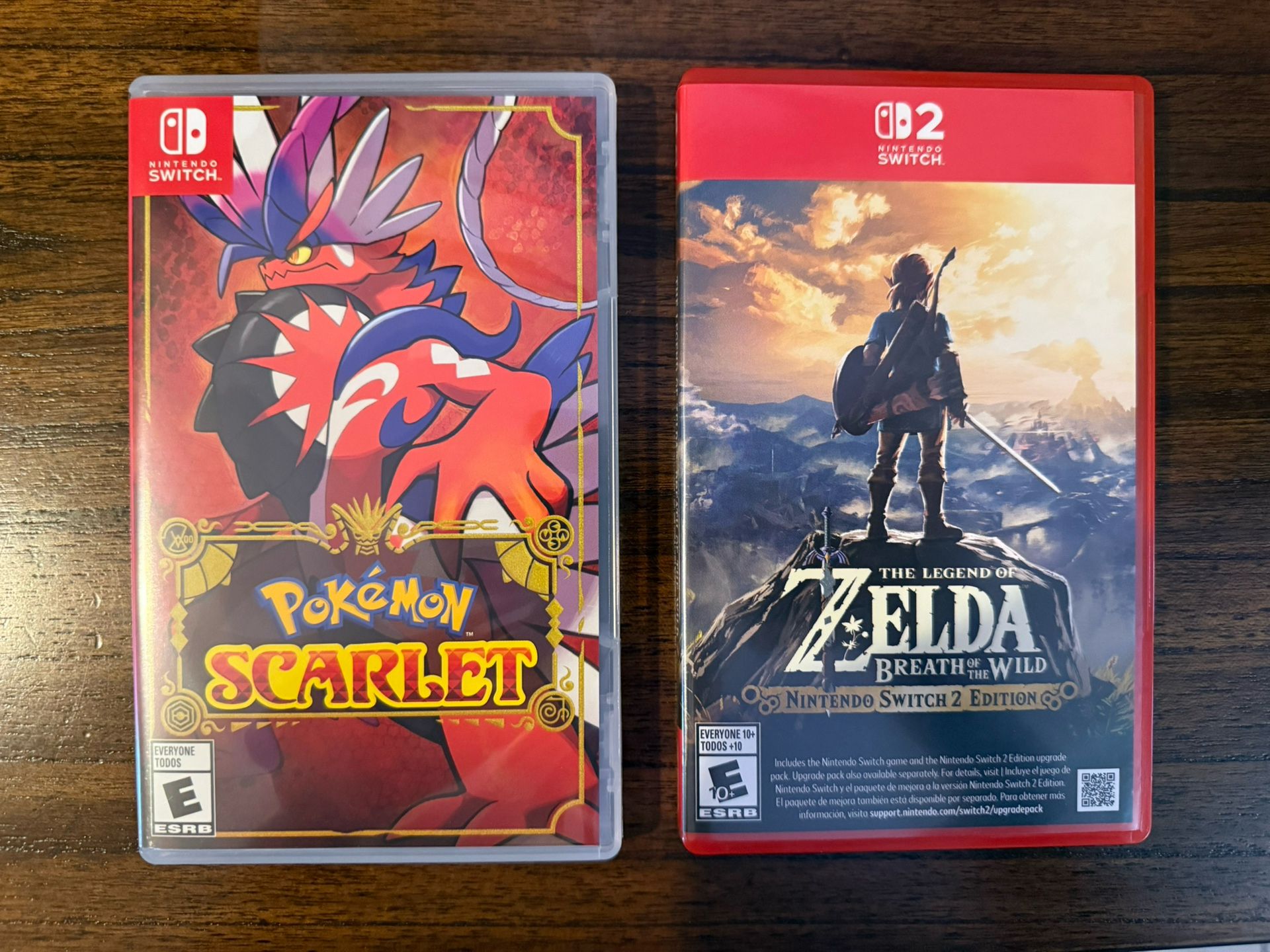 Switch Games ( Zelda & Pokémon)