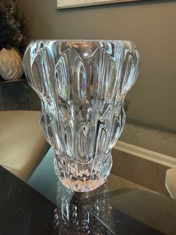 Vintage Rogaska Fluted Vase.