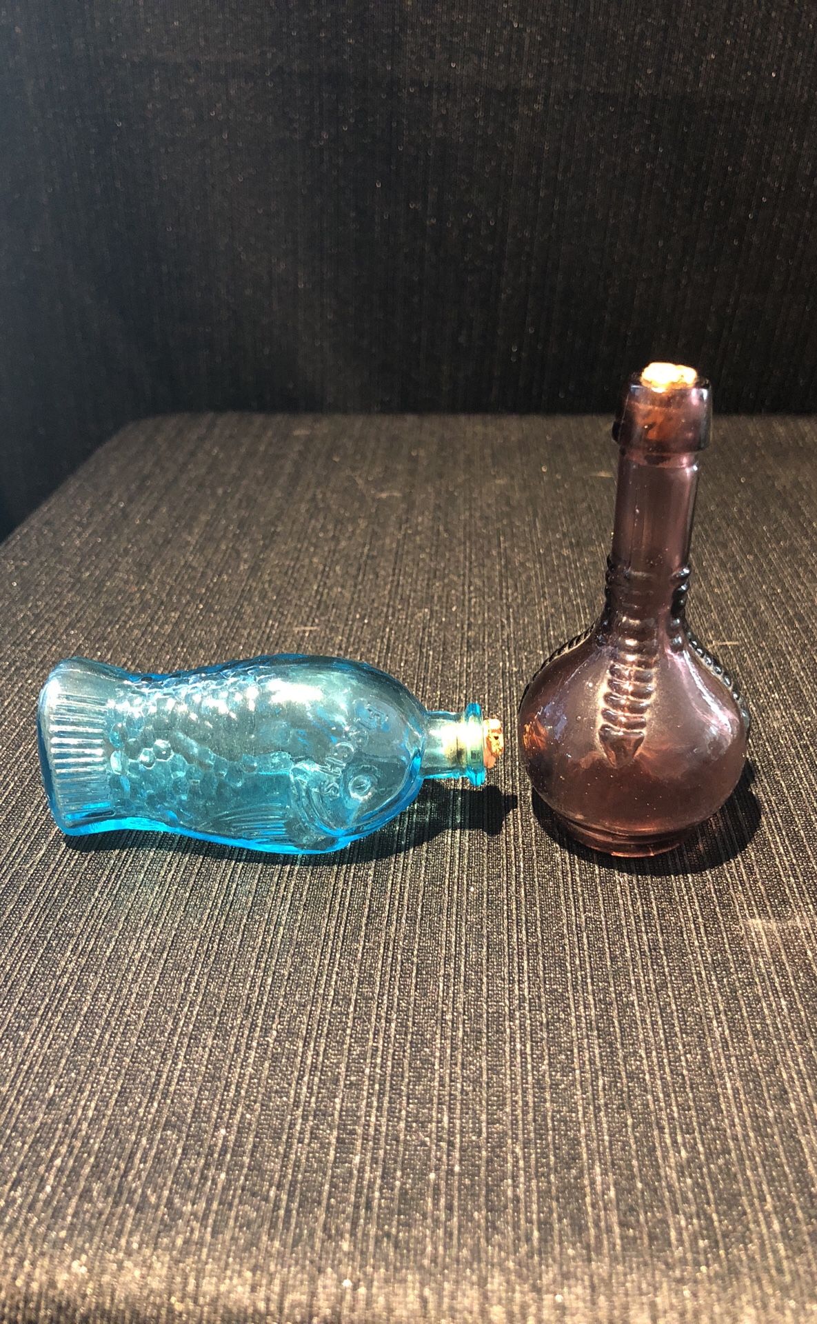 Mini glass bottles
