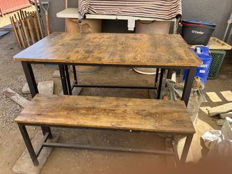 Table With Benches