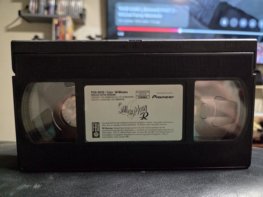Sailor Moon R VHS ONLY Free!