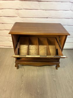 Vintage Record Storage Cabinet