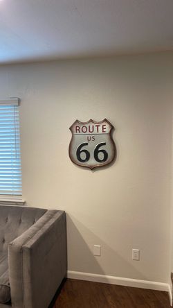 Route 66 Metal Wall Sign