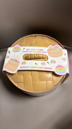 VIRAL SUPER MEGA JUMBO Rainbow Mystery Squishy Bun Dumpling- 8lb 12” Sealed