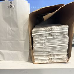 Duro #4 White Paper Bags 