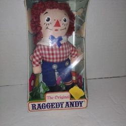 Vintage Knickerbocker raggedy, Andy doll