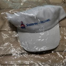 * Brand New Vintage Sherwin Williams Paint Logo Hat Promo Cap * Original package with Cardboard still in the hat 