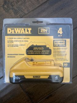 **Brand New** Dewalt 20V MAX Compact Lithium-Ion 4.0Ah Battery Pack
