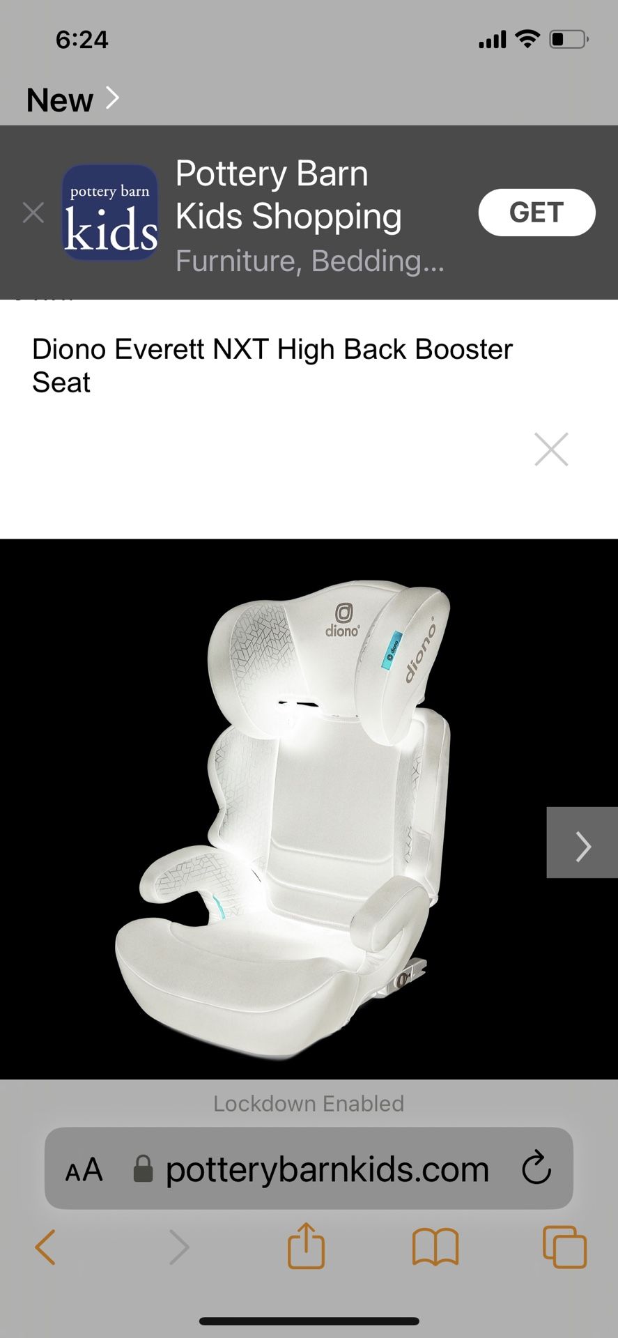 High Back Booster Car Seat