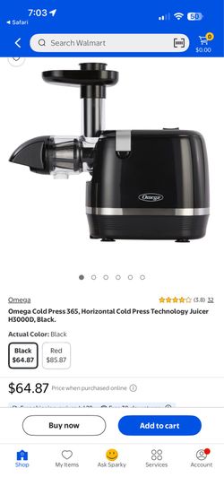 Omega cold press juicer