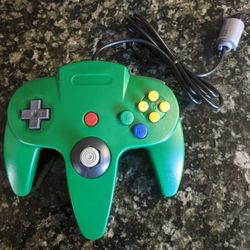 Nintendo 64 controller. Green. New for N64.
