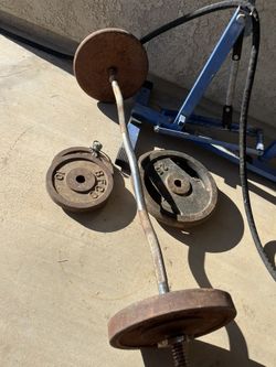 Curl Bar 4x25s 2x10s