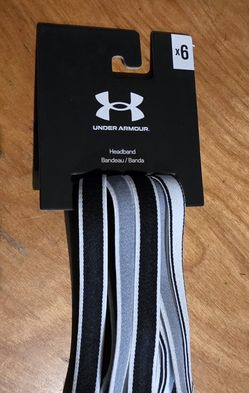 UNDER ARMOUR HEADBANDS X 6 NEW