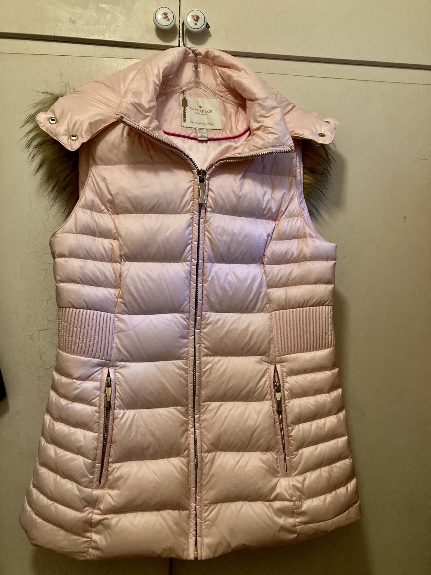 Kate Spade Beautiful Pink Jacket Size M 