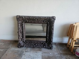 Ornate Baroque Style Wall Mirror