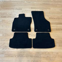 2015-2019 Volkswagen Golf SportWagen/Alltrack OEM Black Floor Mats
