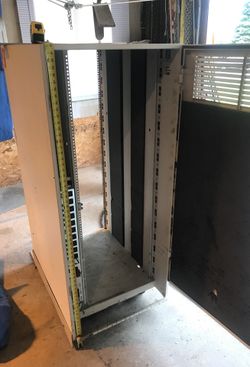 IBM server rack shelf case with electronics