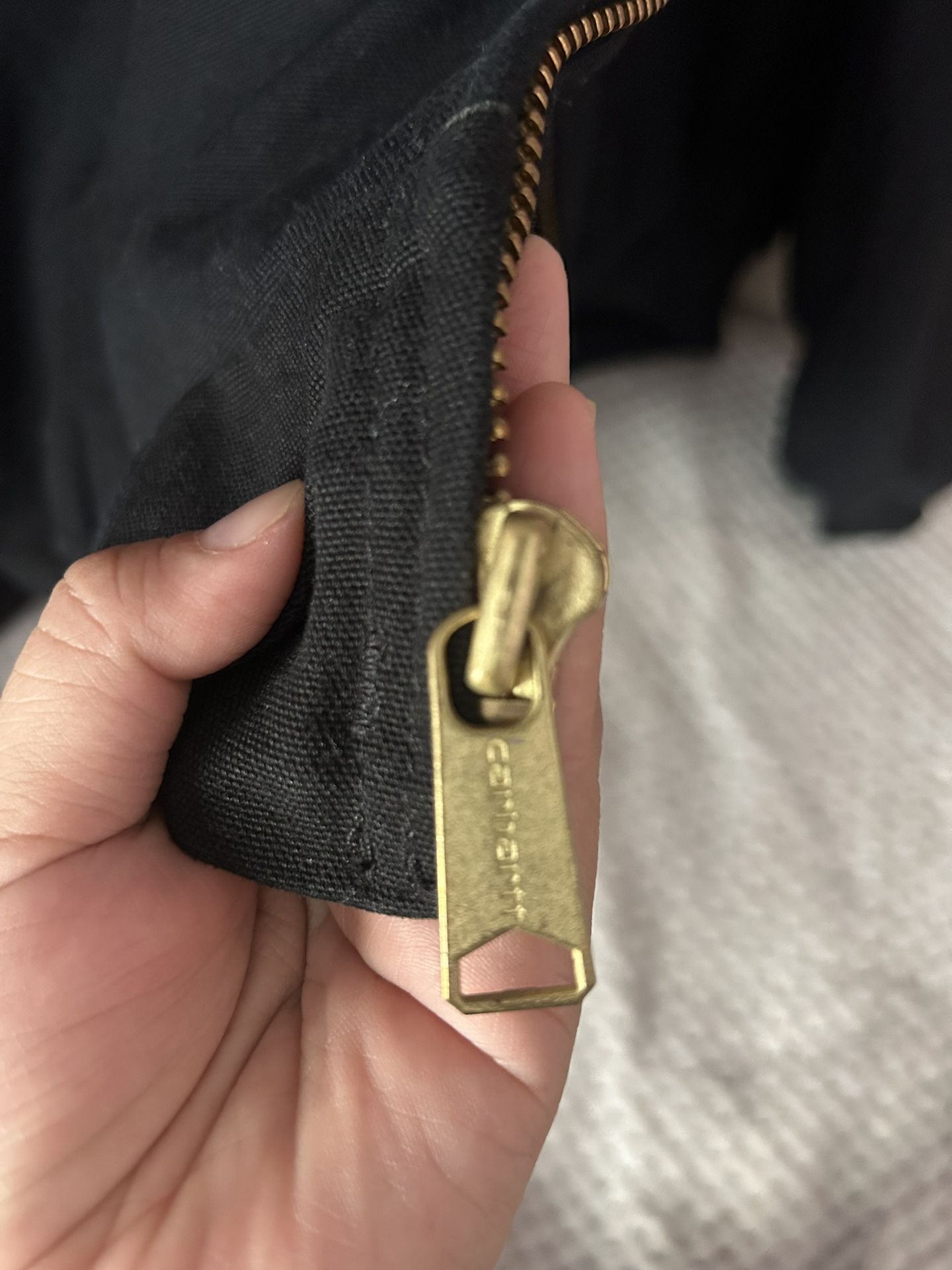 Carhart Black Hoodie Jacket