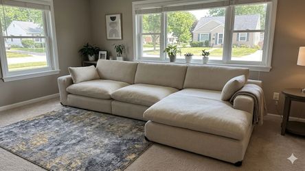 OM• $38 Initial • Brand New 3 piece sectional with chaise