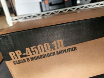 New RP-4500.1D Amplifier