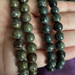 Dragons Blood Or Crocodile Jasper Bracelets