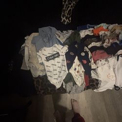 HUGE Lot Of Baby Boy Size 0-3 Month Clothes 