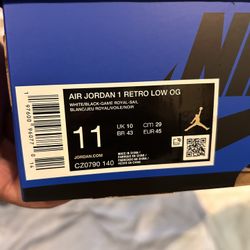 Jordan 1 Low Royal 