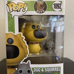Disney Pixar: Dug Days, Dug And Squirrel Funko Pop