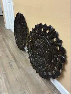Wood wall decor set 29”