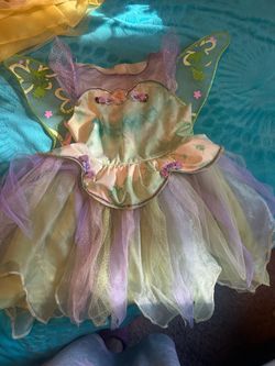 Disney Tinkerbell Fairy Costume with Wings – Size 4-6X (Minor Tulle Tear)