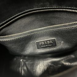 Black 💯% Authentic Prada (Vacchetta Old Nero) Crossbody 